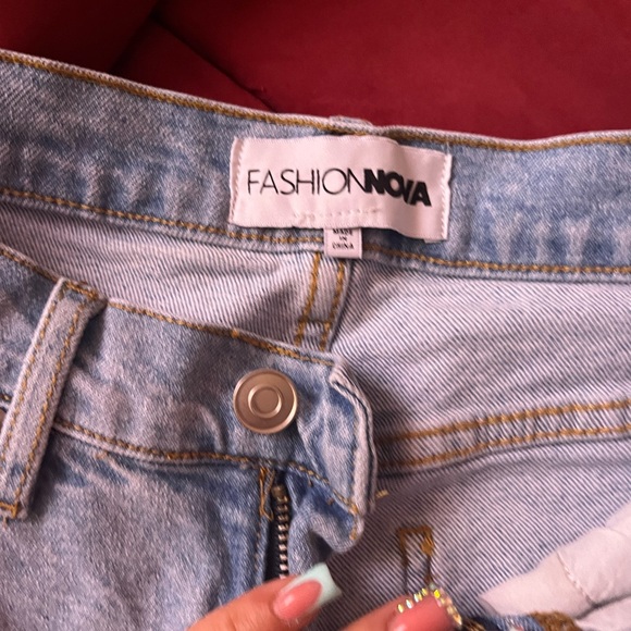 Iight blue cargos from fashionova size 3 - Picture 6 of 6